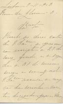 Carta de Laura Catalá do Amaral Osório de Magalhães para [António José de de Almeida].