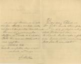 Carta de Albertina para tio.