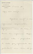 Carta de Gouveia Coelho para Francisco António de Almeida.