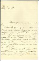 Carta de Telmo Bandeira para António José de Almeida.