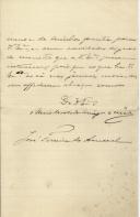 Carta de José Ferreira do Amaral para António José de Almeida.