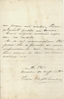 Carta de Pedro A. Botto Machado para [António José de Almeida].