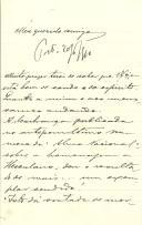 Carta de Francisco Artur de Brito para [António José de Almeida].