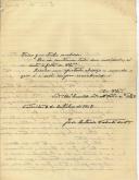 Carta de José António Valente da S. para [António José de Almeida].
