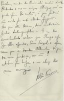 Carta de Albino  N. (?) para [António José de Almeida].