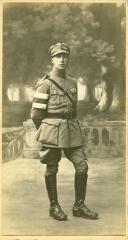 Fotografia de Bernardino Luís Machado enviada de França para o seu irmão Miguel Dantas Machado