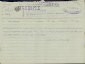 Telegrama enviado pela A.R. Lisboa & Companhia a António José de Almeida