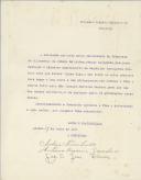 Carta de António Nunes Leitão, António Rosário Gonçalves e José de Jesus Oliveira para António José de Almeida.