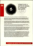 Vehicules a moteur diesel et risques de sante