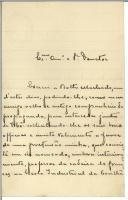 Carta de Amélio Neto para António José de Almeida