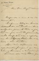 Carta de José Madeira Marques [para António José de Almeida].