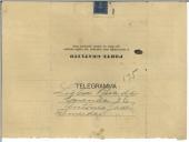Telegrama de Celestino para António José de Almeida.