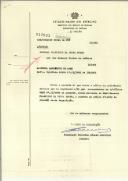 Ofício de Columbano Ferreira Líbano Monteiro para Comando-Geral da PSP e para o Chefe do Estado-Maior
