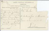 Bilhete-postal de André Henriques dos Santos e José de Campos Nogueira para António José de Almeida