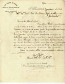 Carta de Paulo de Melo Magalhães para António José de Almeida.