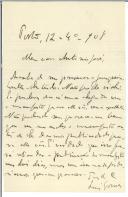 Carta de Luís Gomes para António José de Almeida