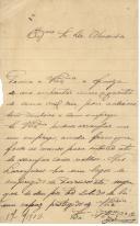 Carta de Germano para [António José de Almeida].