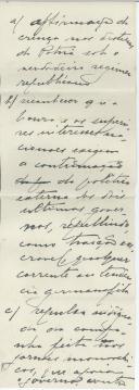 Apontamento de António José de Almeida (?)