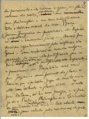 Rascunho de artigo de imprensa de António José de Almeida.