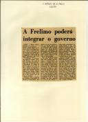 A Frelimo poderá integrar o Governo