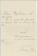Carta de França Borges para António José de Almeida