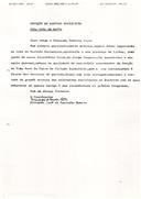 Mensagem de Fernando José de Carvalho Bonito para Mário Videira Lopes