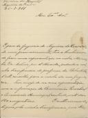 Carta de António de C. Albuquerque [para António José de Almeida].
