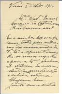 Carta de João Augusto Pereira para [Francisco] Couceiro da Costa.