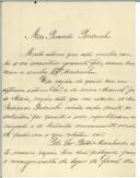Carta de António Gonçalves Gentil para António José de Almeida