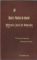 Ao ilustre Ministro do Interior António José de Almeida