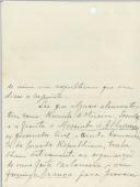 Carta de António Joaquim Teixeira para António José de Almeida
