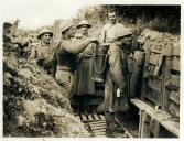 Fotografia dos soldados portugueses nas trincheiras