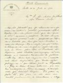 Carta de Machado Santos para António José de Almeida