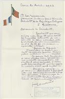 Carta de Henriés para António José de Almeida.