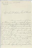 Carta de Florência Barreto para António José de Almeida.