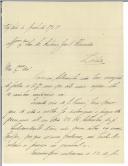 Carta de César Mateus Ferreira para António José de Almeida.