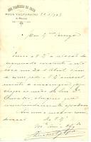 Carta de António para António José de Almeida.