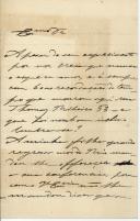 Carta de Carlota da Silva [para António José de Almeida].