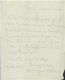 Cópia de carta de António José de Almeida para Guerra Junqueiro