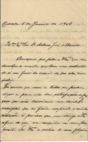 Carta de C. F. para [António José de Almeida].