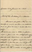 Carta de C. F. para [António José de Almeida].