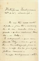 Carta de Francisco Beirão para [António José de Almeida].