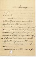 Carta de Pessoa Ferreira para [António José de Almeida].