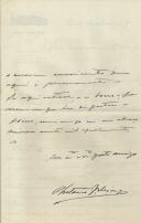 Carta de António Tiago [para António José de Almeida].