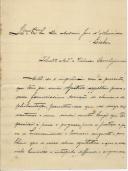 Carta de António Bernardo para António José de Almeida.