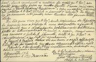Cartão de José Gregório Duarte para António José de Almeida