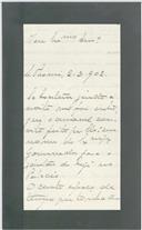 Cópia de carta de António José de Almeida