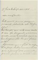Carta de José Maria Freire para António José de Almeida