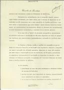 Proposta do Conselho de Revolução para a atribuição do posto de Marechal a Francisco da Costa Gomes e a António de Spínola.