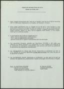 Rappel des décisions prises lors de la réunion du 30 Mai 1987
